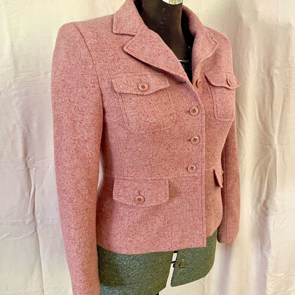 Rose Wool Blazer - Picture 2 of 10